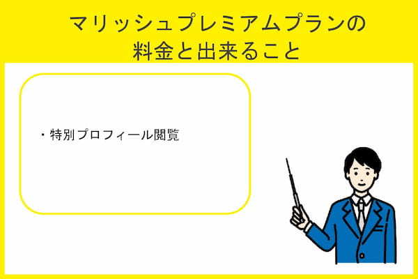 マリッシュプレミアムプランの料金とできること